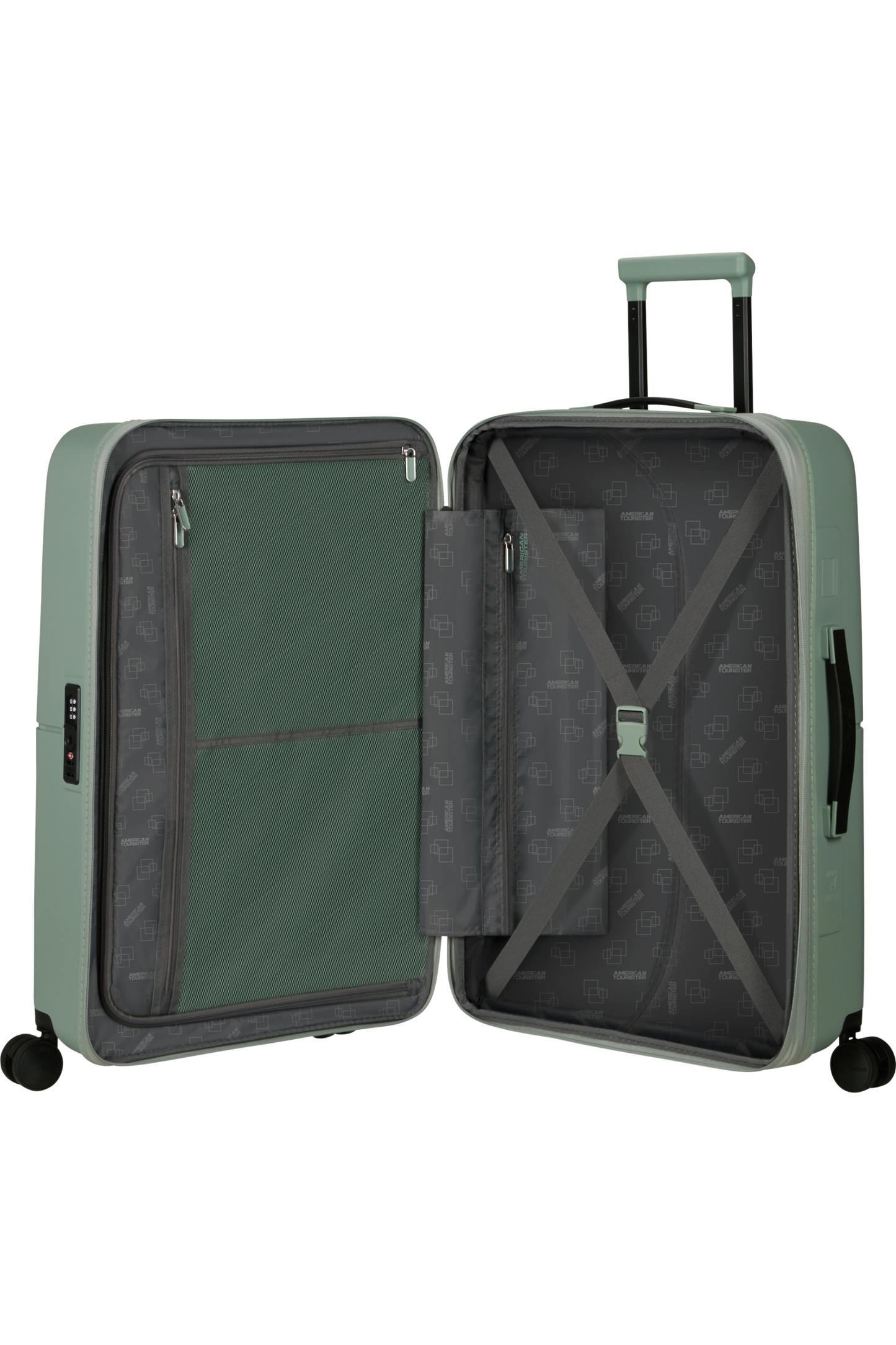 Trolley Medio 67 cm DASHPOP espandibile Green