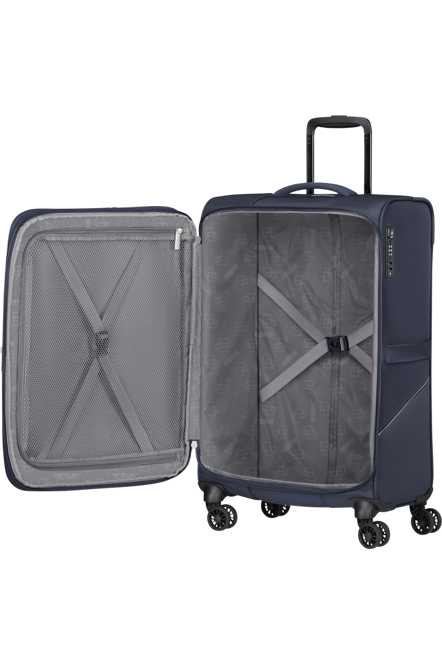 Trolley 4 ruote SummerRide 69 cm Blu