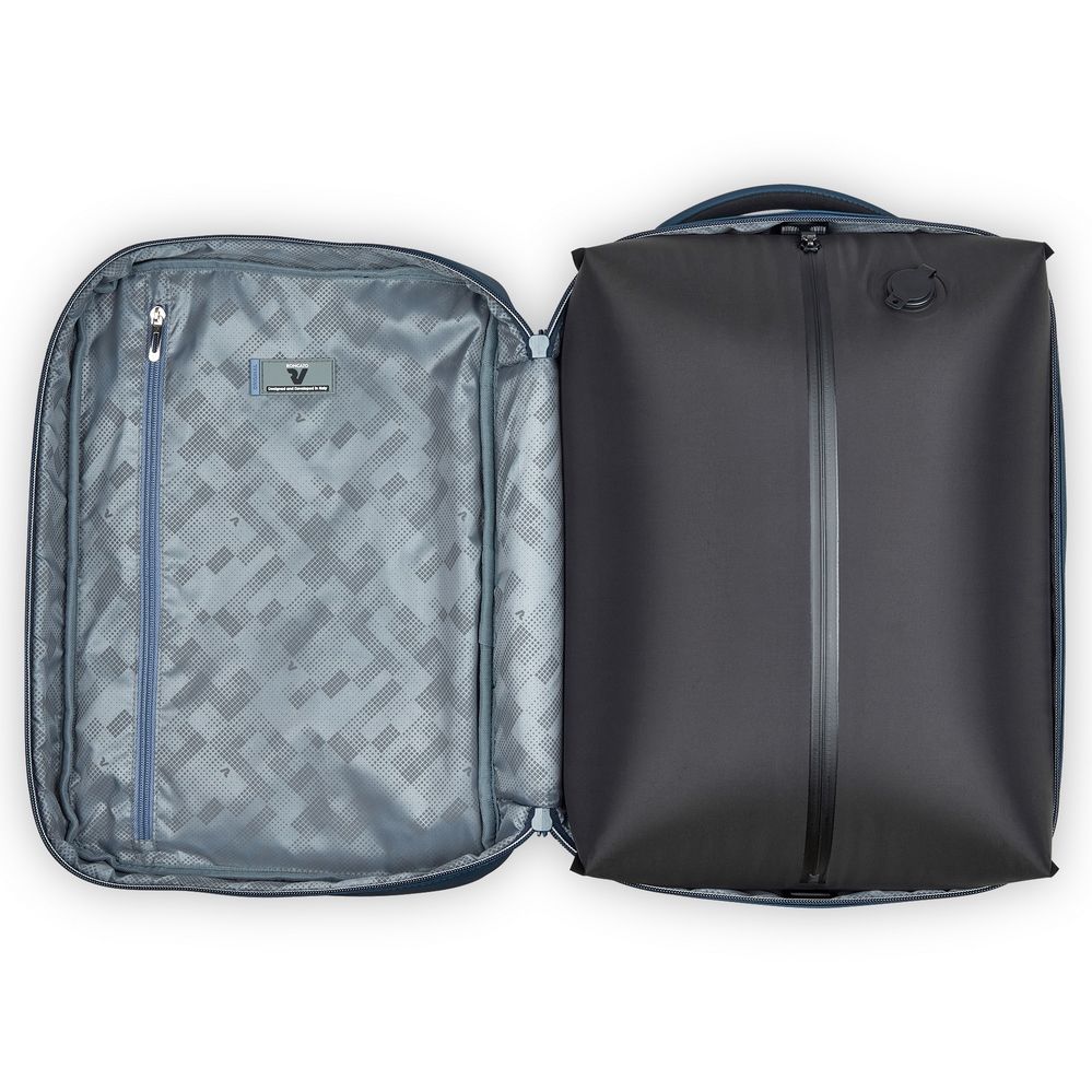 WANDERLINE Ryanair Zaino da viaggio con sacca sottovuoto 40x30x20 cm - Blu Notte