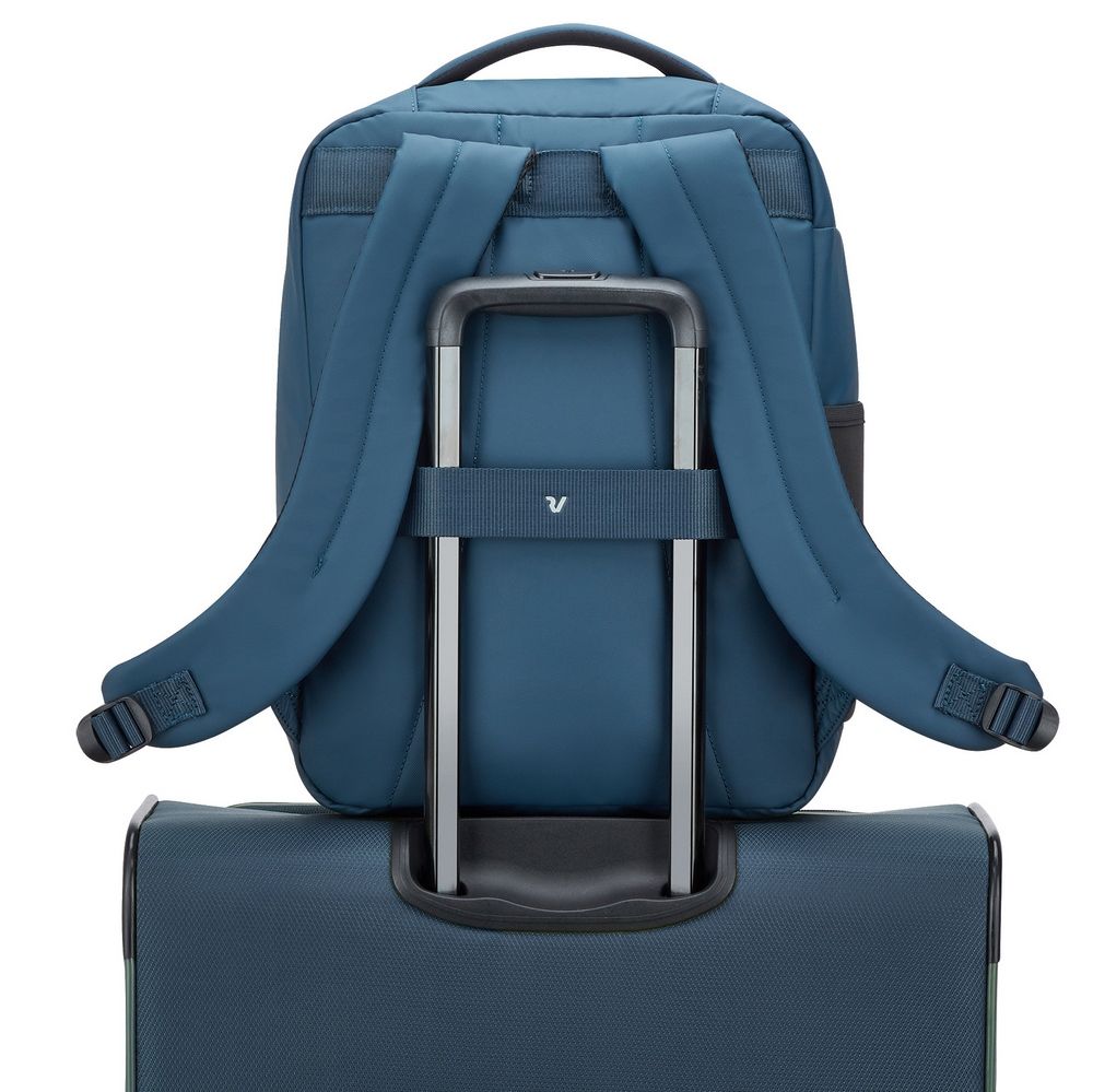 WANDERLINE Ryanair Zaino da viaggio con sacca sottovuoto 40x30x20 cm - Blu Notte
