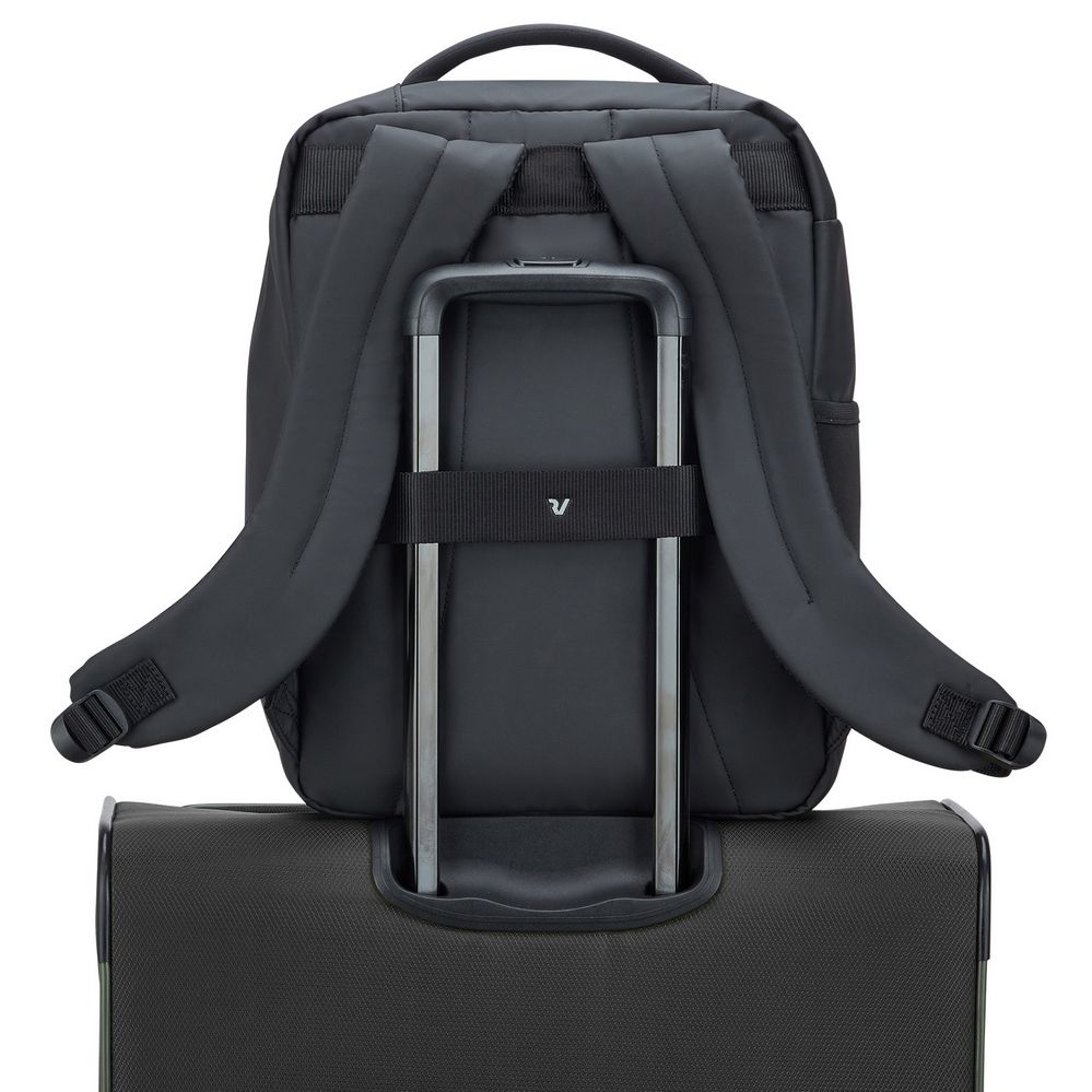 WANDERLINE Ryanair Zaino da viaggio con sacca sottovuoto 40x30x20 cm - Nero