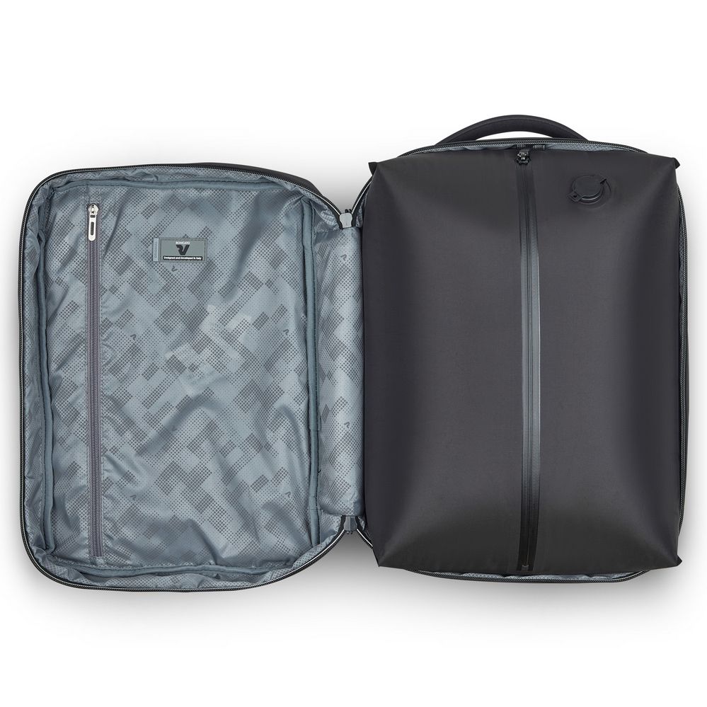WANDERLINE Ryanair Zaino da viaggio con sacca sottovuoto 40x30x20 cm - Nero
