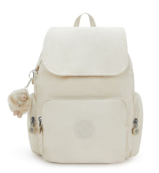 Zaino Kipling City Zip S Hideaway Beige