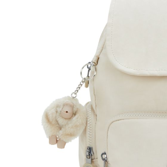 Zaino Kipling City Zip S Hideaway Beige