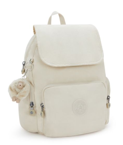 Zaino Kipling City Zip S Hideaway Beige