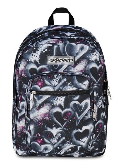 Zaino scuola Seven Freethink Girl Jet Black