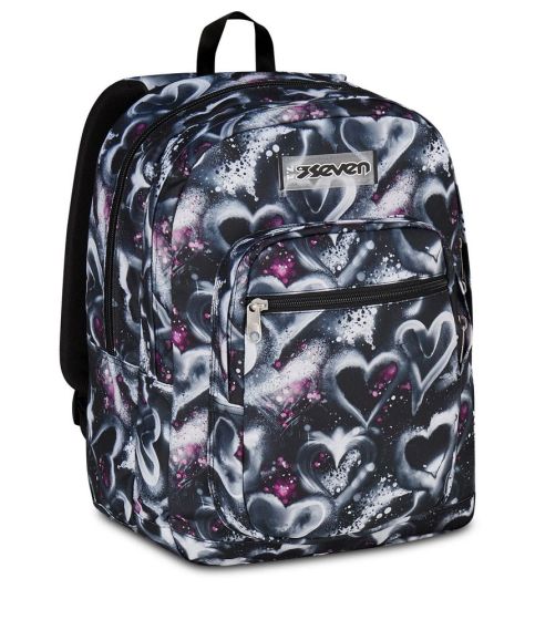 Zaino scuola Seven Freethink Girl Jet Black