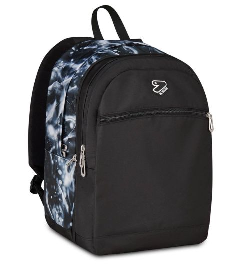 Zaino scuola Seven The Double Pro XXL Detach Jet Black