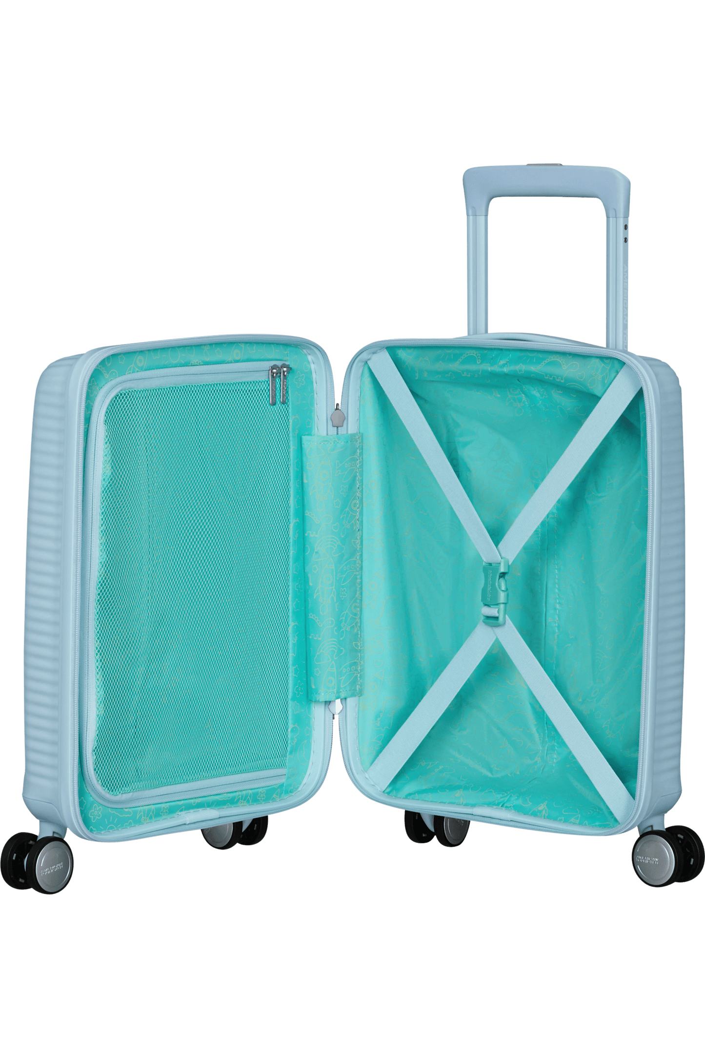 Bagaglio a Mano Soundbox Mini 47 cm Azzurro