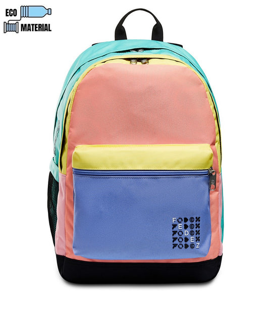 Zaino Doppio Scomparto ideato da  Fedez For Seven 34 Litri Multicolor