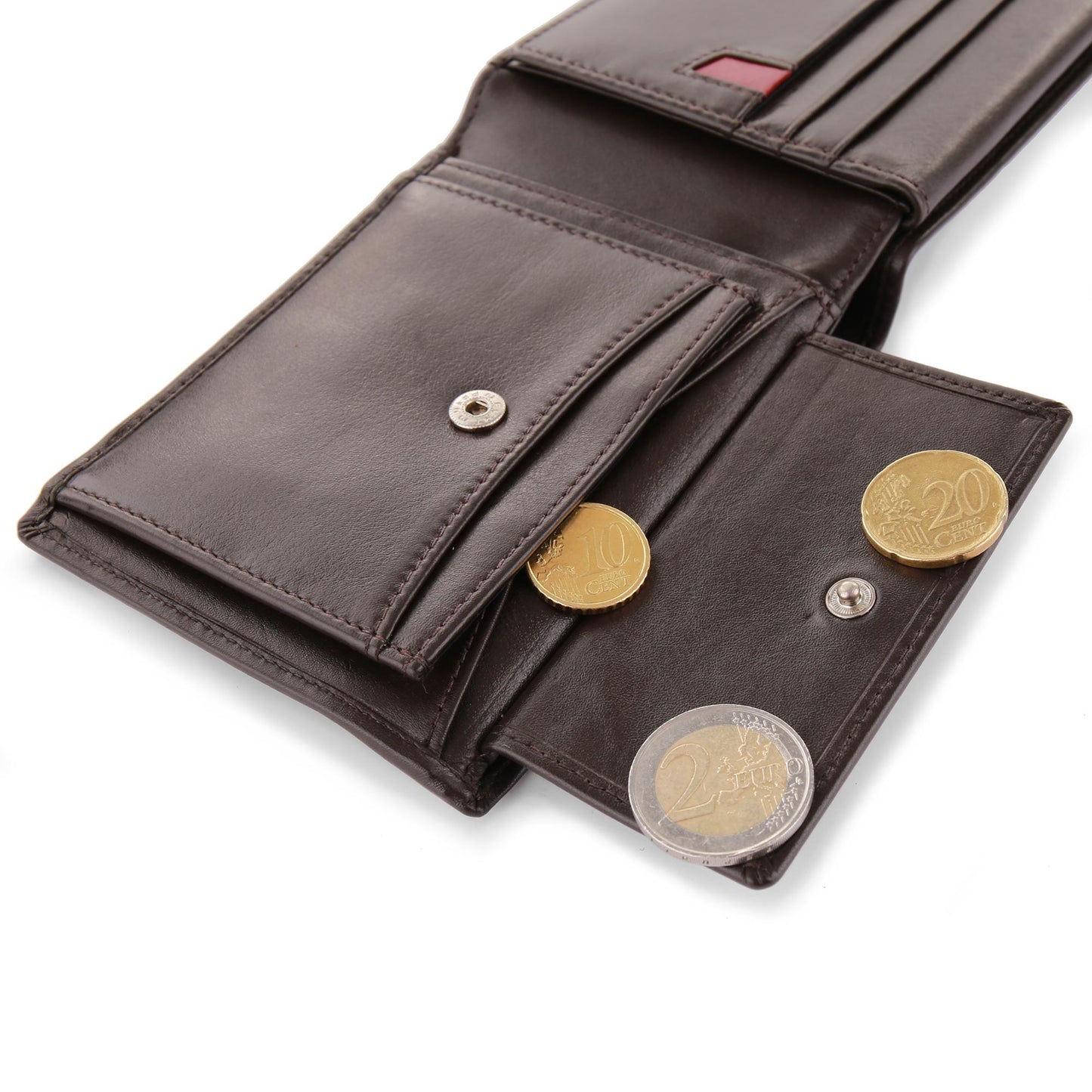 Portafoglio Uomo Vera Pelle Pascal Marrone RFID