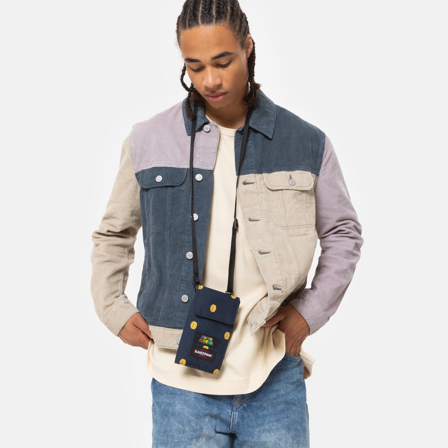 Tracolla Daller Pouch Navy Super Mario