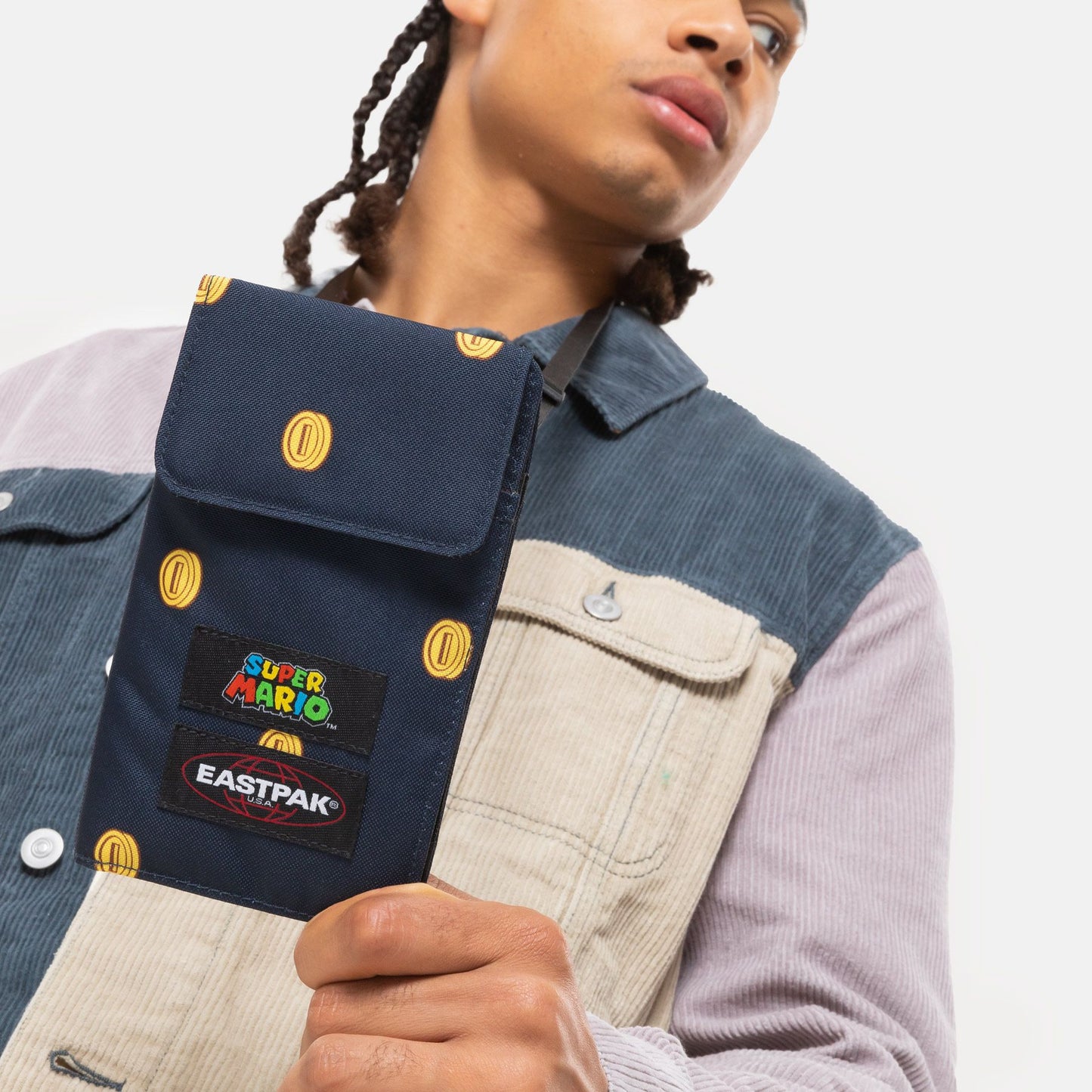 Tracolla Daller Pouch Navy Super Mario