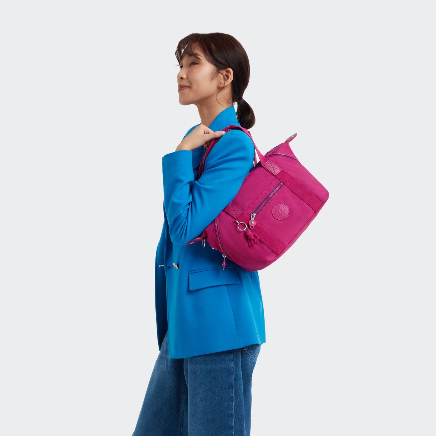 Borsa a Mano e Tracolla Art Mini Fucsia Kipling