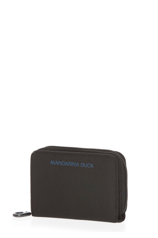 Portafoglio MD20 Tessuto Nero Mandarina Duck Zip