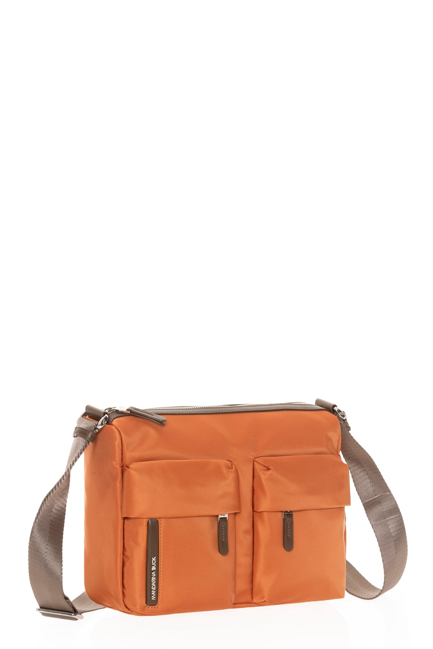 Borsa A Tracolla Media Doppia tasca Saddle Mandarina Duck