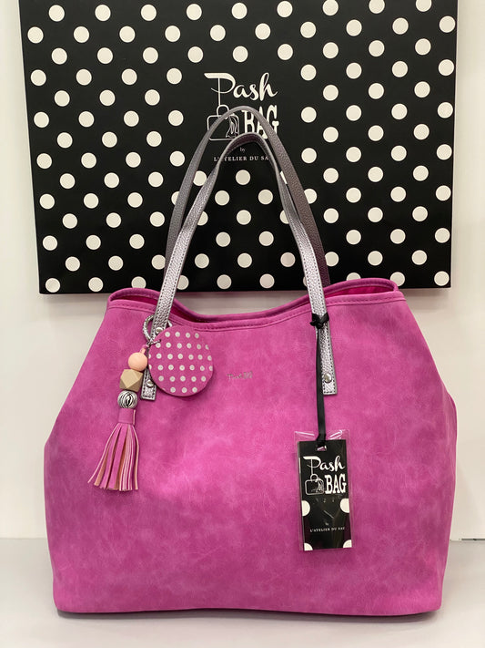 Shopper Fucsia Grande Denise Pash Bag