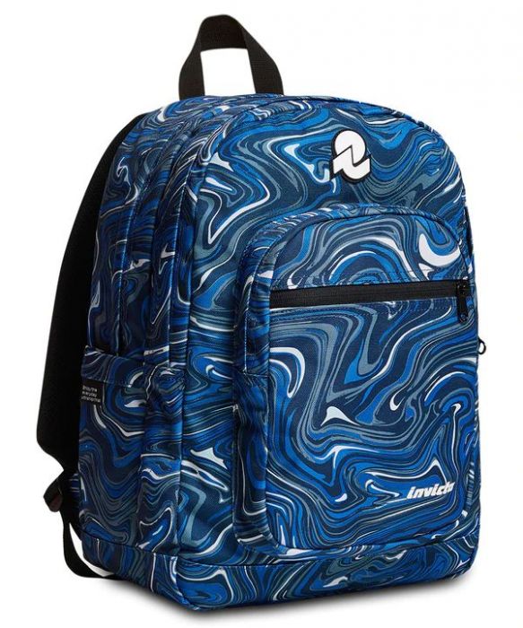 Zaino scuola Invicta Jelek Fantasy Blue Art 38 Litri